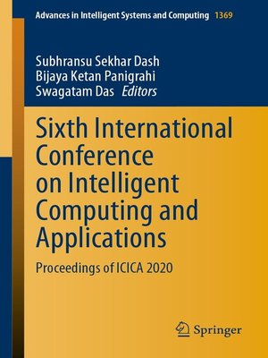 cover image of Sixth International Conference on Intelligent Computing and Applications